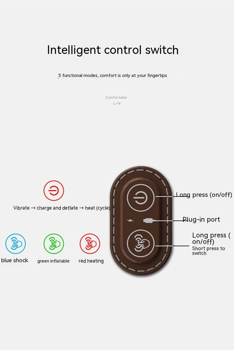 Discover the Cervical Sleep Care Massage Heating Pillow